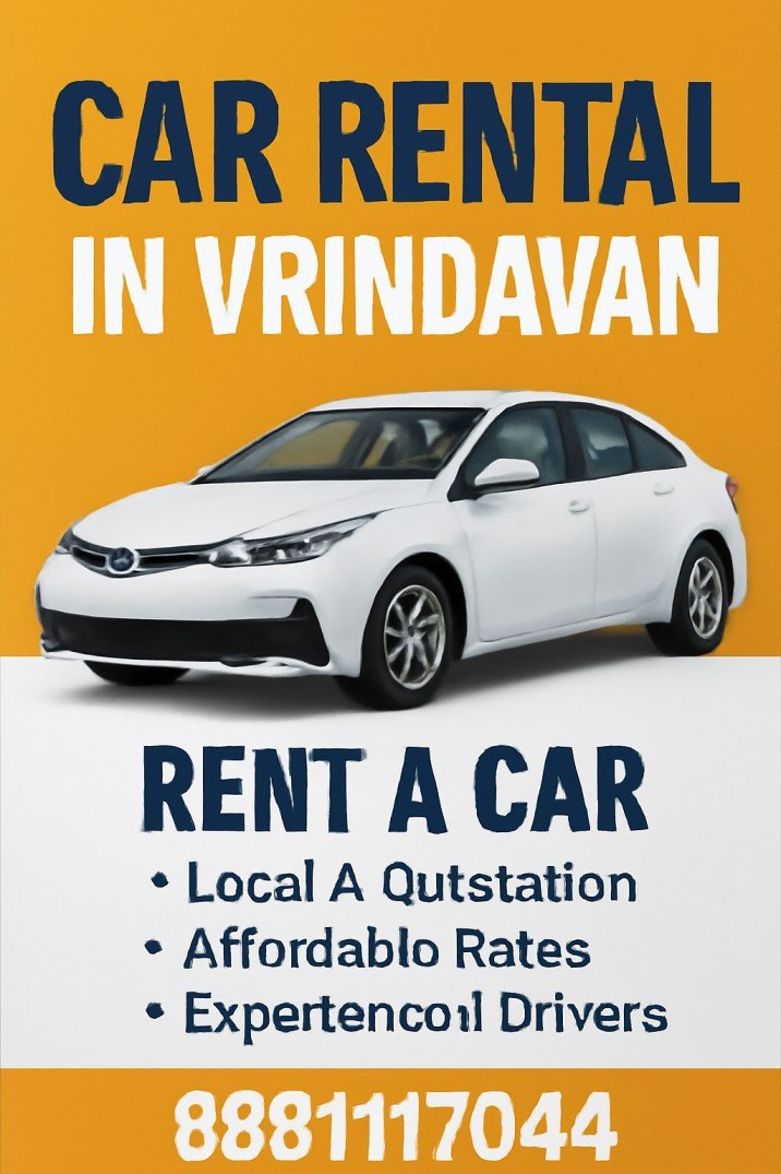 Car Rental in Vrindavan | Taxi & Cab Booking Service
