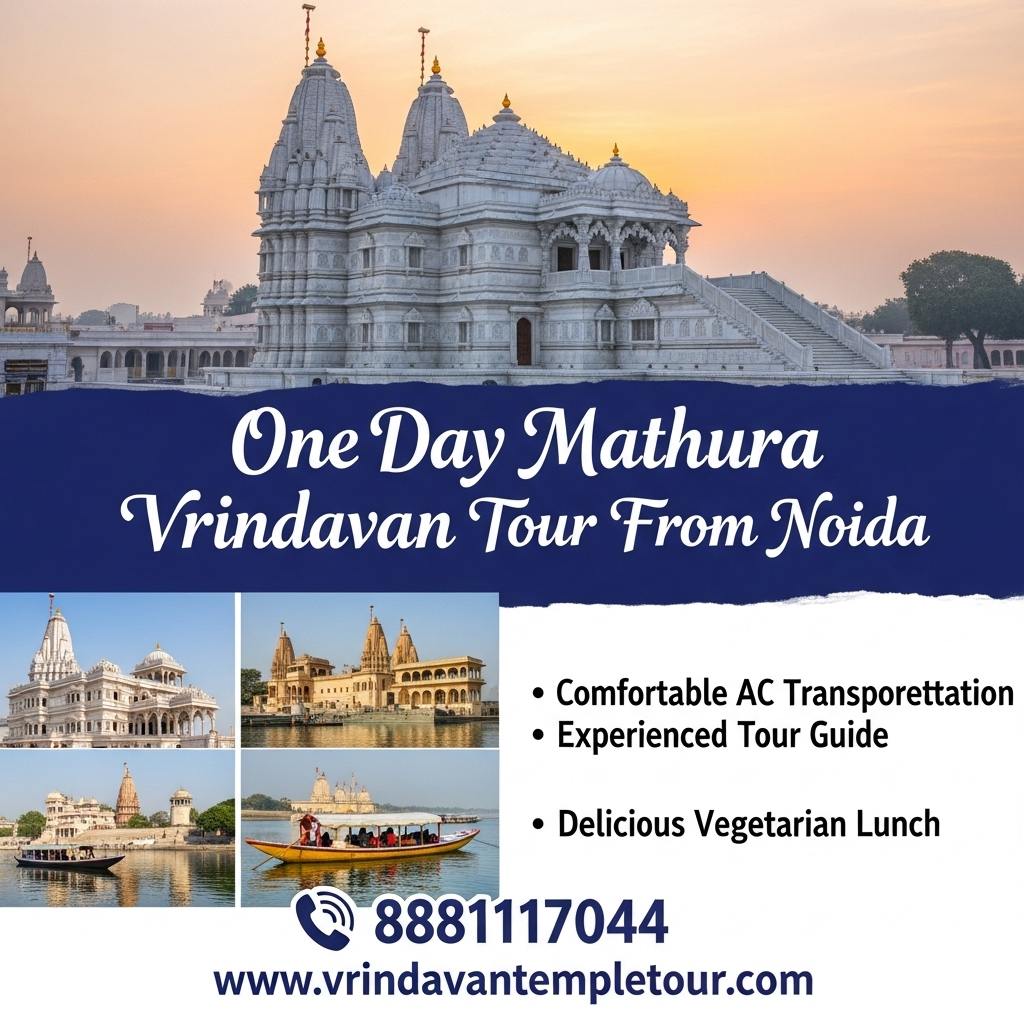 One Day Mathura Vrindavan Tour From Noida