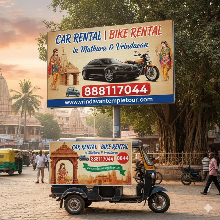 Car Rental | Bike Rental in Mathura & Vrindavan