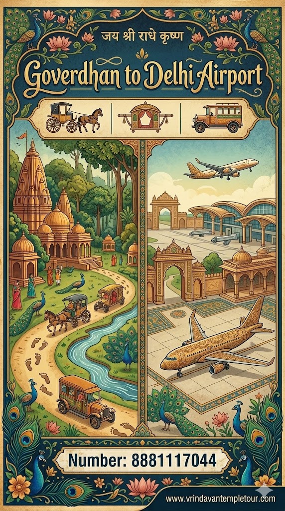 Goverdhan to Delhi Airport Taxi | Cab | Bus Service